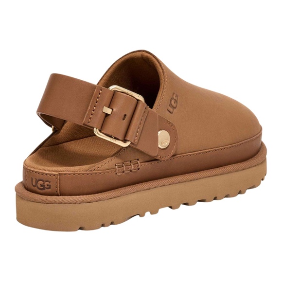 Womens UGG Goldenstar Villa Clog in Chestnut Suede, 1169590 - Picture 4 of 8